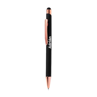 DEREGALOOS Bolígrafo Metálico Personalizado con Grabado Láser en Lateral. Con Puntero Táctil y Clip Metálico. Regalo Corporativo Elegante para Oficina, Eventos, Detalles de Empresa o Profesionales | Ya disponible en tu tienda friki favorita! En mundofriki.es!
