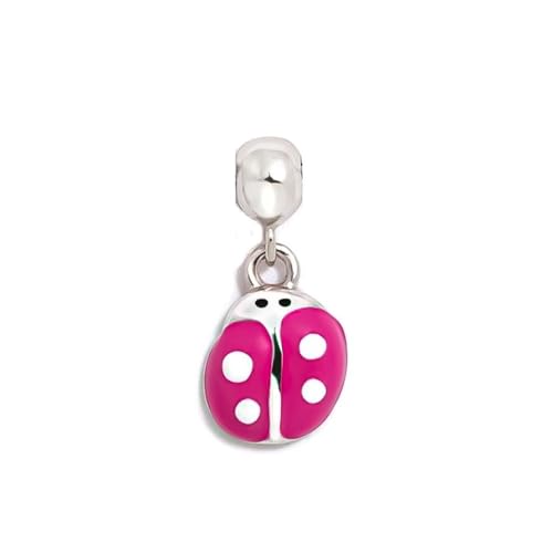 Colgante mariquita rosa Agatha Ruiz de la Prada en plata: el regalo de comunión ideal