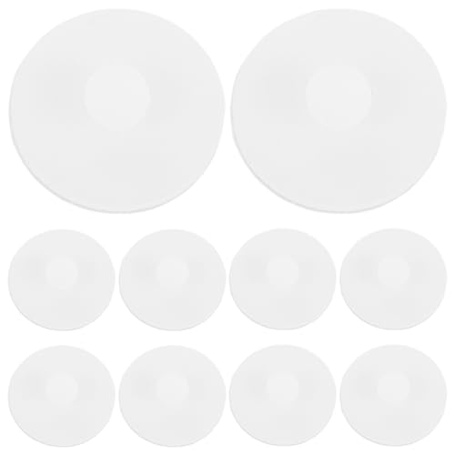 TOKIDNY 10個 ビッグベリーカップ 漏れ防止蓋 ボトルストッパー シリコンボトルキャップ 水筒の栓の交換 White