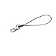 YLUFAC Einfache Handy Lanyard Strap für Schlüssel Schlüsselanhänger,Handyanhänger Schlaufen mit Karabiner,Telefonring Strap Handy Charm Cord zum Pendents USB Schüsselanhänger(50 Stück)