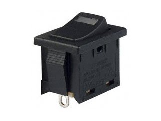 R1966ABLKBLKESRED R1966 Series 15 A SPST On-Off Quick Connect Panel Mount Rocker Switch - 5 Item(s)