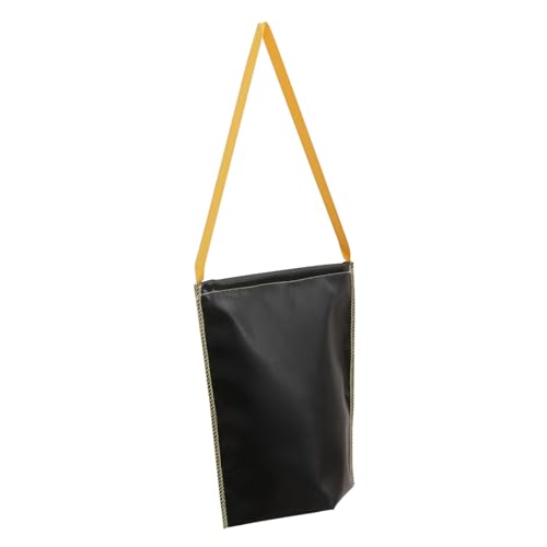 KONTONTY 1stk Aufbewahrungstasche Für Anzündholz Organizer Für Handtascheneinsätze Feuerfester Dokumentenhalter Feuerfeste Tragetasche Grillbrennstoffe Feuerfeste Geldtasche Kieselgel Black