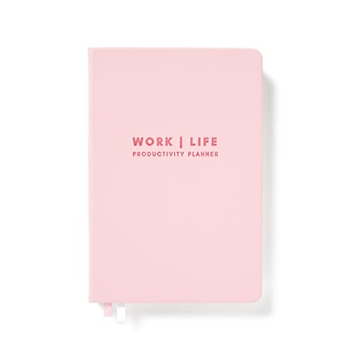 Work | Life Productivity Planner, Goal Planner, Business Planner | 12 Month Undated Weekly Planner with Daily Journal, Work Planner & Gratitude Journal | 2022 Planner Weekly and Monthly 5x8 | Hardcover 2022-2023 Planner & Personal Organizer (Pink)