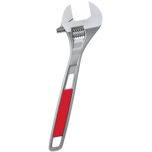 15 Inch Adjustable Wrench – Compatible with Milwaukee 48-22-7415 – Chrome-Plated Steel with Ergonomic Handle and Parallel Jaw Design