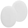 TEHAUX 2pcs White Marble Hot and Cold Body Massage Stones Set for Spa Deep Tissue Relaxation Essential Oil