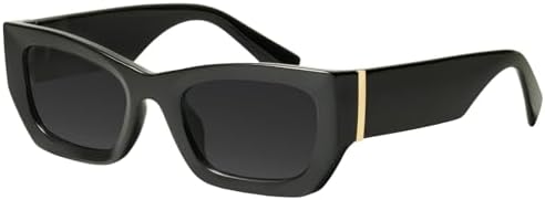 mosanana Trendy Cat Eye Rectangle Polarized Sunglasses for Women MS52370