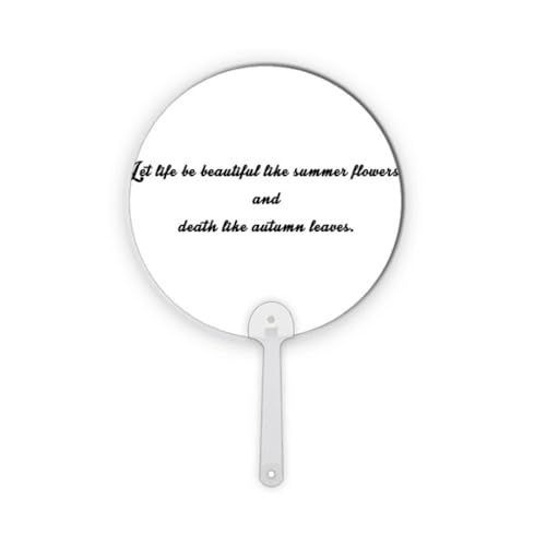 Fleur ronde en plastique Poésie Citation déco artisanale Life Like Summer de table - 2