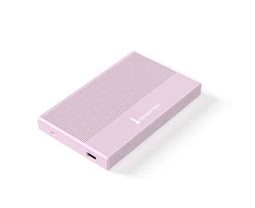 Image of KINGSTER 2.5 inch Ultra Slim 1TB Portable External Hard Drive HDD-USB 3.0 for PC, Mac, Laptop Portable Hard Disk Drive (Pink, 2 TB)