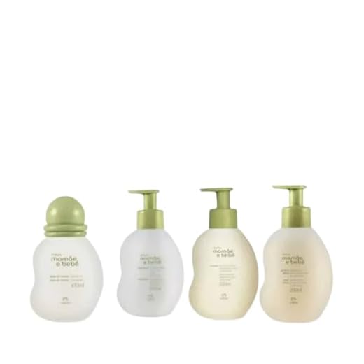 Kit Presente Mamãe e BebÊ: Sabonete + Shampoo + Condicionador e Colônia (4 itens)