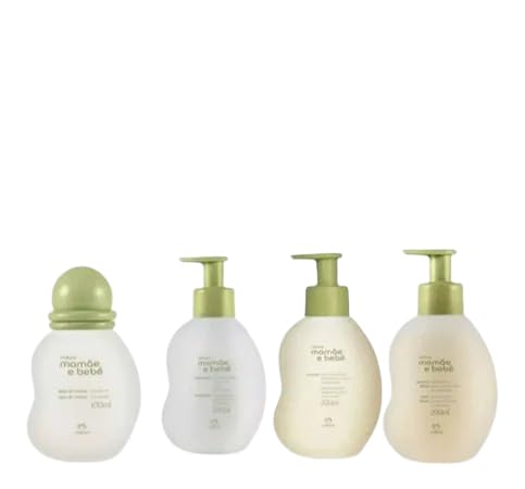 Kit Presente Mamãe e BebÊ: Sabonete + Shampoo + Condicionador e Colônia (4 itens)