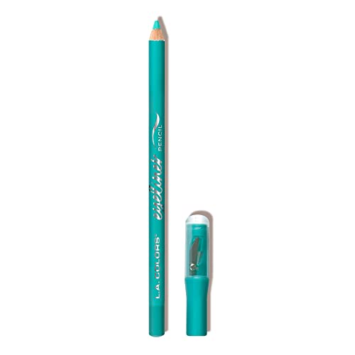 L.A. COLORS On Point Eyeliner Pencil W/Sharpener, Teal CP623