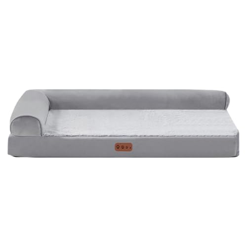 Sofá Cama Grande Para Perros - Sofás Cama Grandes Lavables Para Perros, Cómodo Sofá Grande Para Perros | Cama Grande Lavable Para Cachorros Con Almohadillas Extraíbles Para Perros, Mascotas Y Cachorro