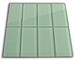CNK Tile Sage Green Glass Subway Tile - 3