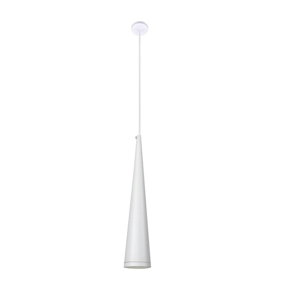 Suspension LED moderne en aluminium lustre tube long blanc