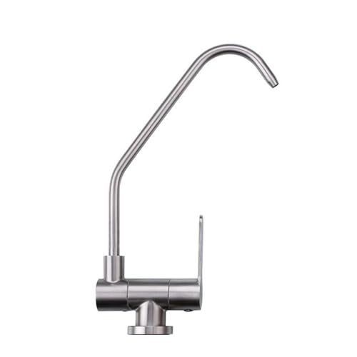 Robinet de cuisine eau potable rotatif en acier inoxydable pour filtre à eau