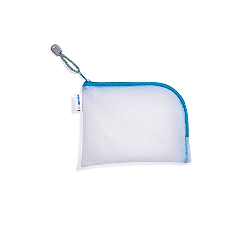 HERMA 20019 Zip Pocket Travel Case A6 Set of 10 Transparent (19 x 14 cm) Small Lockable Clear Zip Bag with Zipper for Mobile Phone Charging Cable - Image 3