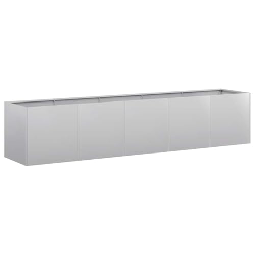 Produktbild vidaXL Pflanzkübel 200x40x40 cm aus verzinktem Stahl
