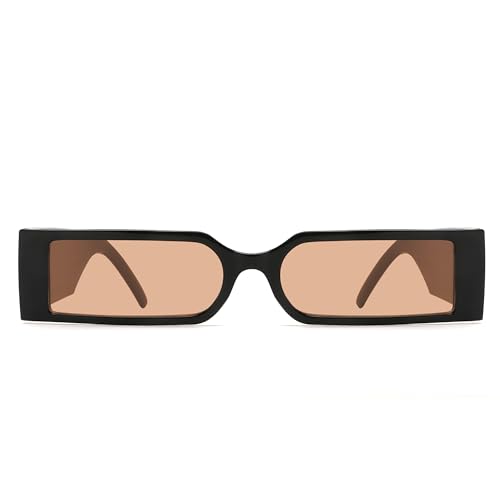 Image of Techinigadgets Axel Retro Rectangle Sunglasses Small Frame Vintage Eyeglasses For Men Women UV Protection Mens Womens Gift