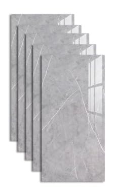 Self Adhesive Real Grey & White UV Coated Marble Tile Designed Wall Panel | Self Adhesive Marble Sheet for Wall Decortion | PE Foam Wall Stickers (B0D5LXSN6N) Amazon Price History, Amazon Price Tracker