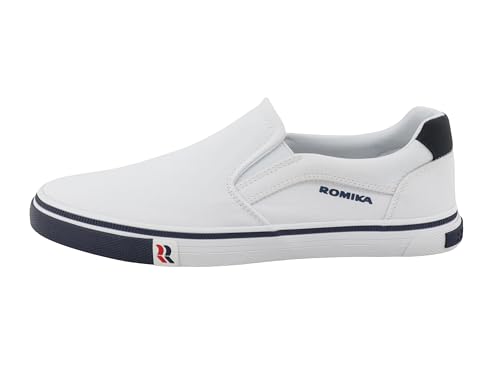 Romika 74r0041002, Zapatillas Hombre, Blanco, 42 EU