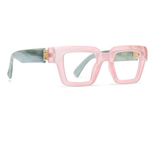 Image of Style Reading Glasses for Women Men, Fashion Square Blue Light Blocking Readers L05