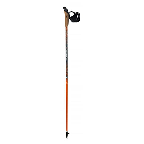 Guidetti – bastón de marcha Vent des Fjords UT50 de color naranja –, naranja, 130 cm