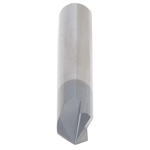 Image of Tungsten Steel 60 Degree Milling Cutter V Groove Router Bit for CNC Carving and Chamfering(D6 x 60 x 50L)3 Flutes Chamfer End Mill