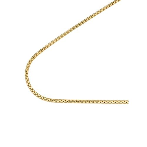 FindChic Necklace for Men, Stainless Steel Flat Link Chain, Silver/Gold/Black Chain Necklace, 2mm/4mm/6mm/8mm Width, No Tarnish & Hypoallergenic Hip Hop Mens Jewelry, 14"-30", with Gift Box
