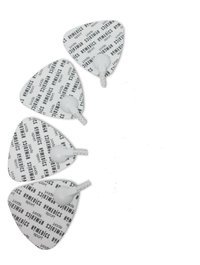 HoMedics Replacement Toning Pads – Tone + Define Muscle Anywhere on Your Body, 4 Gel Reusable Contact Pads