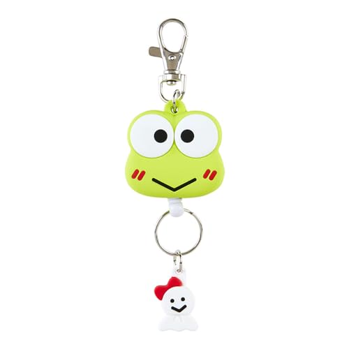 Porte-clés moulinet Sanrio visage enrouleur badge extensible