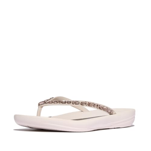 Image of FitFlop Iqushion Multi-Crystal Ergonomic Flip-Flops