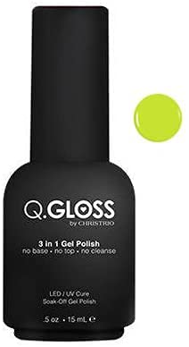 Esmalte Gel Soak-Off 3 en 1 Q Gloss 0.5 oz miniatura 1