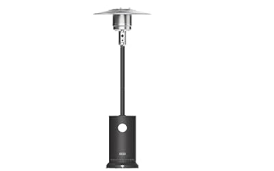 EAST OAK 48000BTU Patio Heater, Black