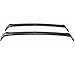 2pcs Roof Rack Rail Cross Bars Fit for Nissan Patrol Nissan Armada Y63 2025 2026 Aluminum Crossbars (Black)
