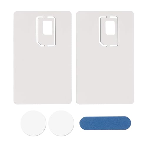 PinQiongZhe Adaptador de tarjeta SIM nano/micro/mini convertidor de tarjeta grande placa de PVC integrado soporte de tarjeta de recuperación 2 piezas
