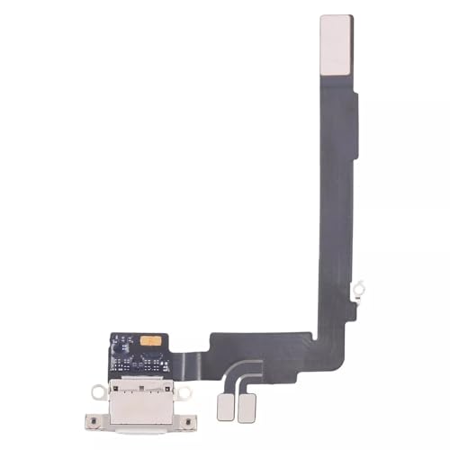 Connecteur de charge pour iPhone 16 Pro Max blanc nappe flexible de remplacement