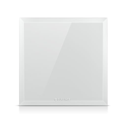 Image of Dazzle 150mm (6 Inches) Axial Exhaust Fan | BLDC Motor | 7W, 2400 RPM | Premium Lacquered Glass Panel - Stylish Ventilation for Office, Kitchen & Bathroom | (White)