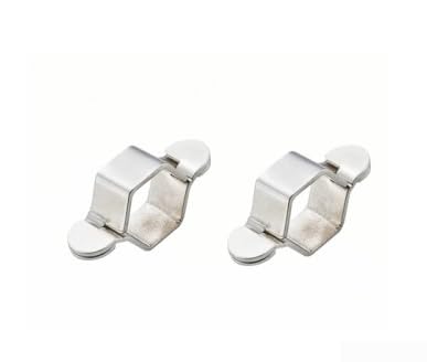 DAZZLEEX Lot de 2 clés d'installation de robinet amovibles de 10,2 cm, outil de plomberie en métal ABS avec tête de douille pour tuyau tressé et raccords de tubes ondulés à 4 points dans une salle de
