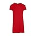Lmdudan Mens Nightshirt Nightgown Short Sleeve V Neck Sleepshirt Pajama Shirt 2026 Summer Comfy Henley Sleep Gowns Red