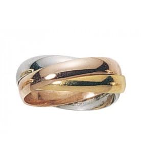 Alliance Mariage 3 Ors LEV cadeau anniversaire de mariage en taille 46