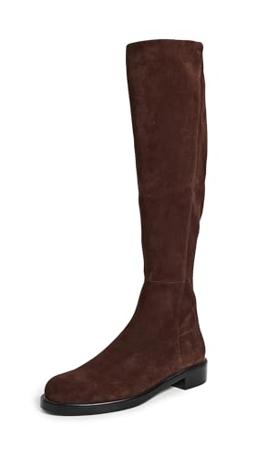 Stuart Weitzman Women's 5050 Gisele Knee-High Boots, Walnut/Walnut/Black, 7 Medium US