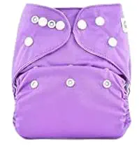 Sunshine Enterprises Washable and Reusable Quick Dry Cloth Diaper Standard Size - Purple