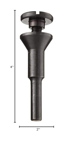 Image of Weiler 56490 Mounting Mandrel For Cut-Off Wheels W /3 /8 inch Arbor Hole, 1 /4 inch Stem