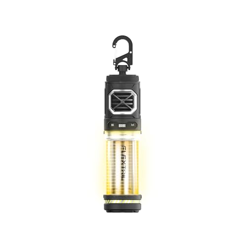 FLEXTAILGEAER TINY REPELLER 蚊取り 蚊よけマット加熱器 蚊よけ キャンプライト 害虫対策器 4800mah キャンプライト搭載 USB充電式 蚊取りシート加熱器 持ち運びでき 静音 抗蚊 省エネ アウトドア 屋外 屋内用(ブラック）