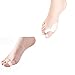 Produktbild 4x Silikon Soft-Gel Zehenspreizer 4er Set Zehentrenner für Hallux Valgus Therapie, Vorbeugung von Schmerzen und Entspannung der Füße, zwei Zehen, Ballenschutz, für Damen Herren & Kinder