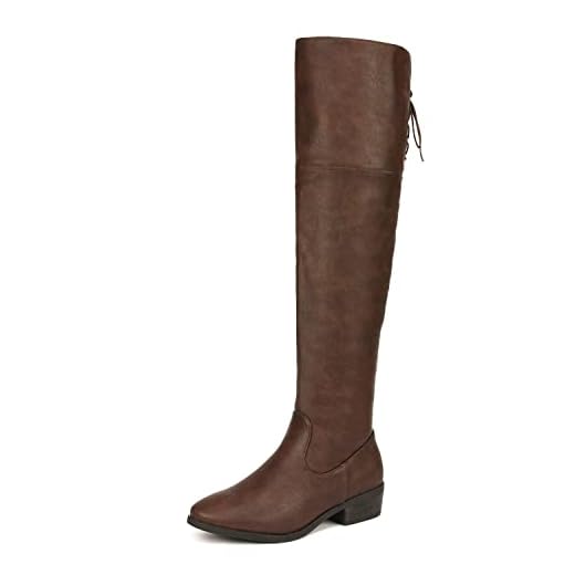17+ Fall Outfit Ideas for Women That Always Look Stylish Brown over-the-knee boots