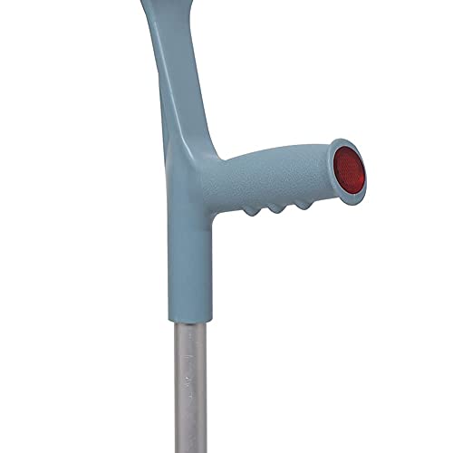 Stampella ascellare per Adulti, Camminata Pieghevole Portatile, stampella telescopica Regolabile a Forma di F per Anziani disabili