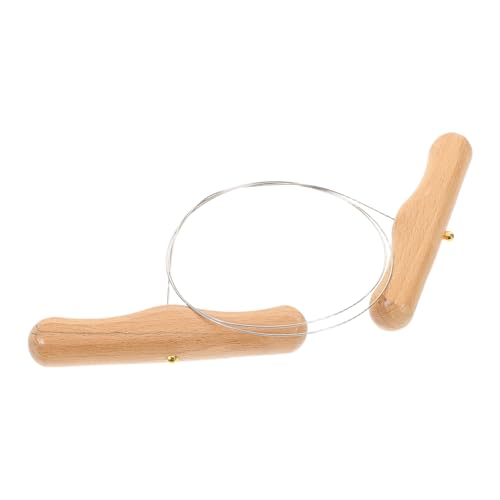 Gadpiparty Outils de Poterie en Fil D’Acier Manche en Bois Ergonomique pour Artistes Céramistes Outil de Coupe Précis Usage Atelier et Loisir Créatif...