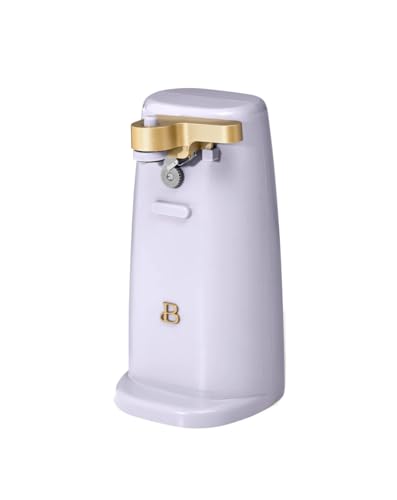 Electric Can Opener, Stainless Steel Blade, Auto-Turn Feature, Lavender