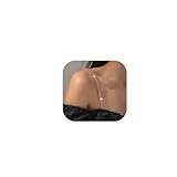 2Pcs Simple Rhinestone Bra Straps,Sexy Rave Rhinestones Bra Shoulder Chain,Crystal Underwear Straps,Wedding Bridal Dress Rhinestone Lingerie Chain for Women (Gold)